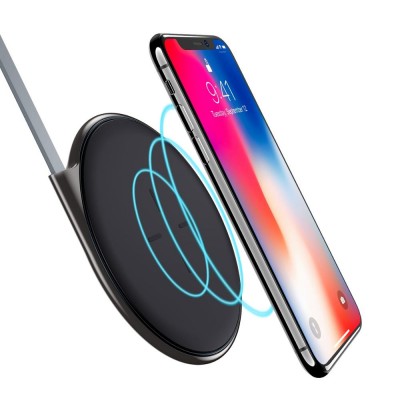 Wireless Charger ESR Ultra Slim Qi Wireless Charging Pad Zinc-Alloy Frame Fast Charger for iPhone X 8 Plus for Samsung S8 S7