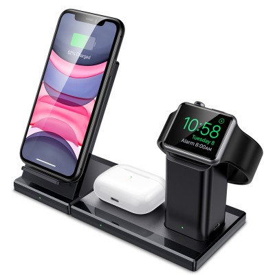 ESR 3 in 1 Wireless Charging Station 5W/10W fast charging for iPhone Airpods Apple Watch QI wireless charger